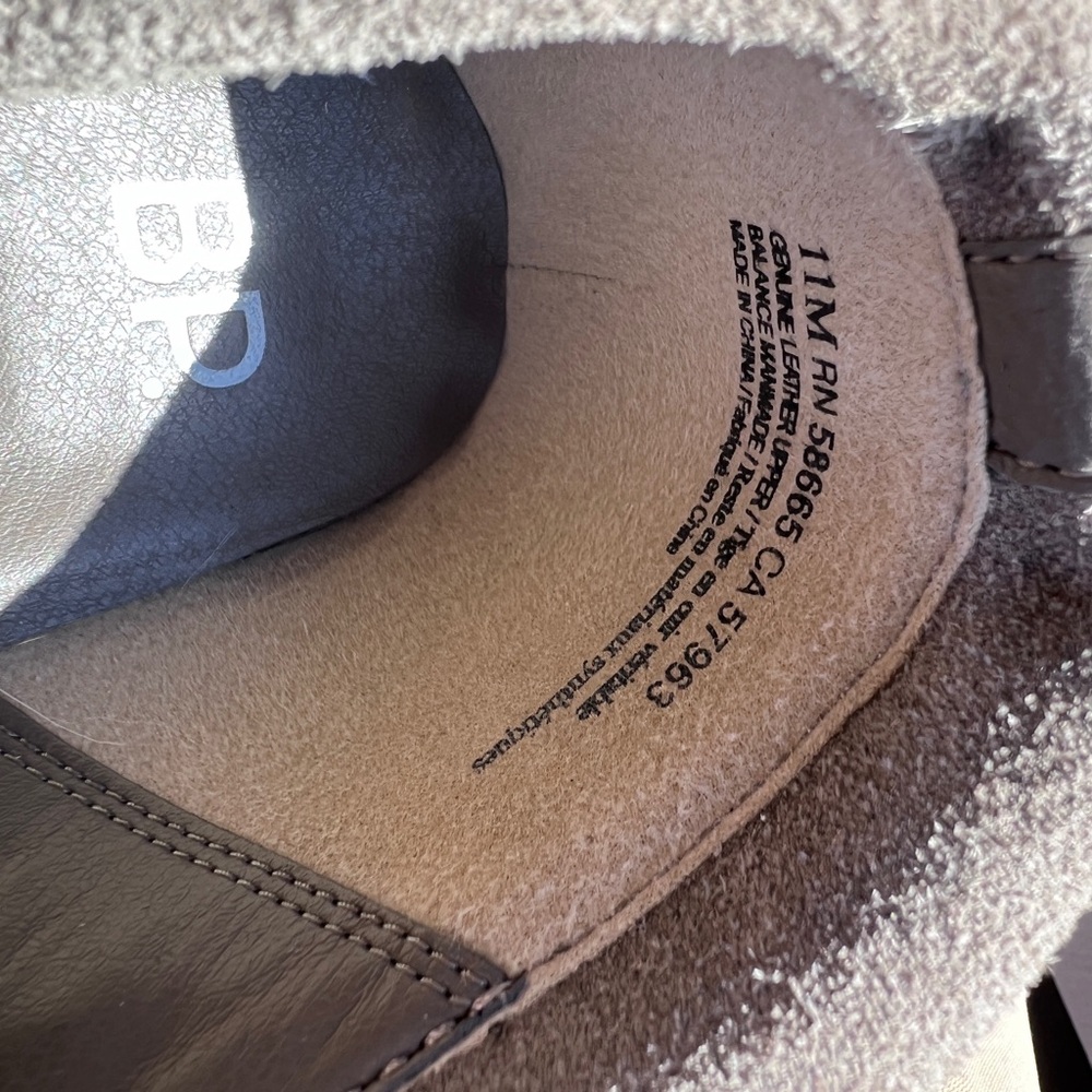 bp Suede Fold-Over Ankle Booties in Taupe - Picture 5 of 6